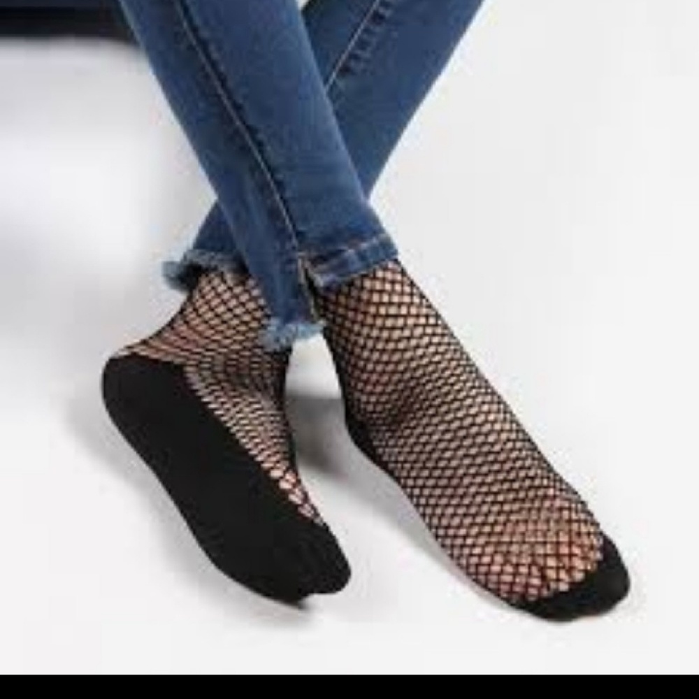 🔥 FINAL PRICE Ankle Fishnet Socks Pantyhose Trend - Picture 3 of 8